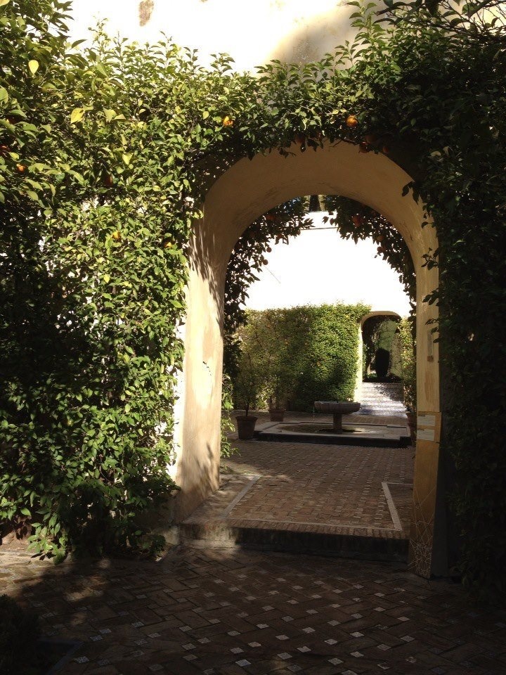 Um dos jardins do Real Alcazar 