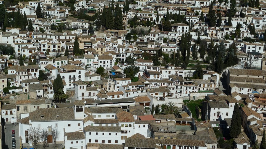 Vista de Albayzín de La Alhambra